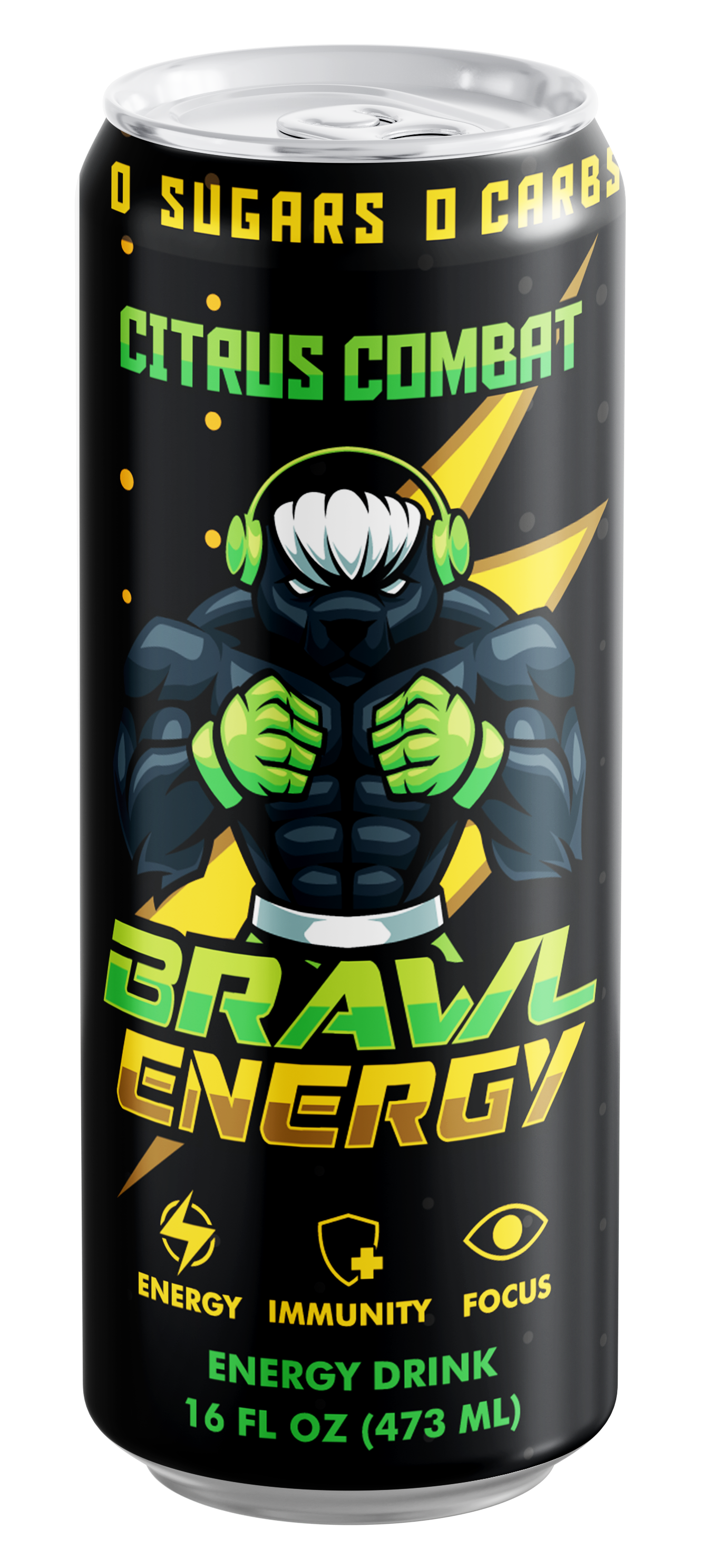 Brawl Energy Citrus Combat 12-pack 16oz